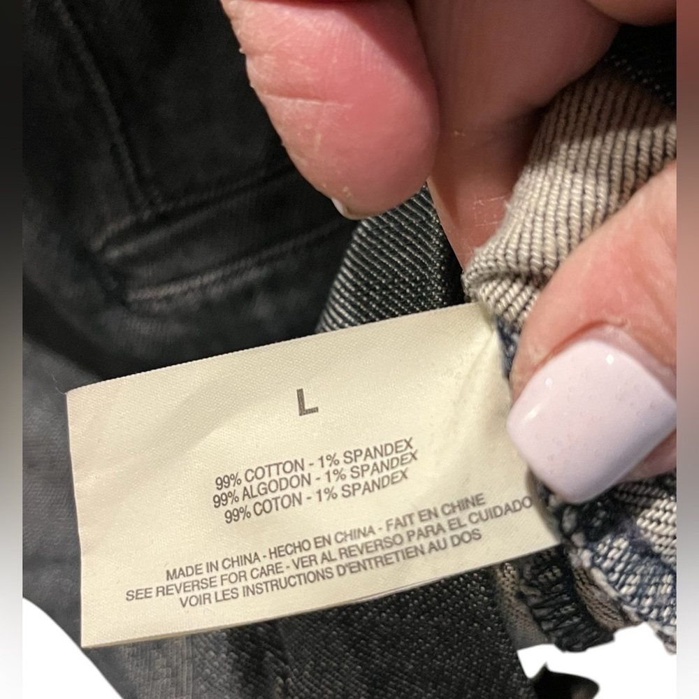 From Nine West Jeans denim 3 button front blazer - Picture 10 of 12